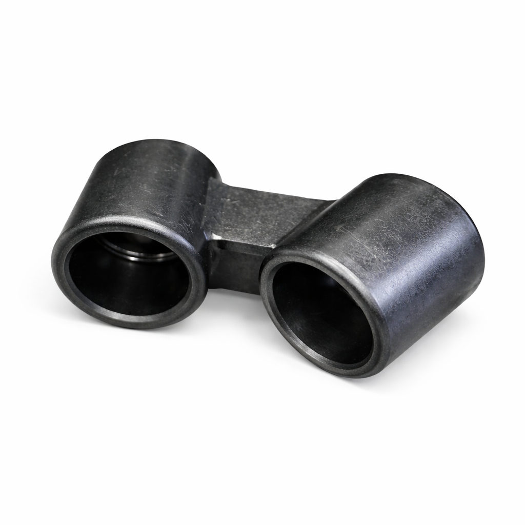 Rohrverbinder D28 Winkel 45° mit Lasche | Spannrohr
