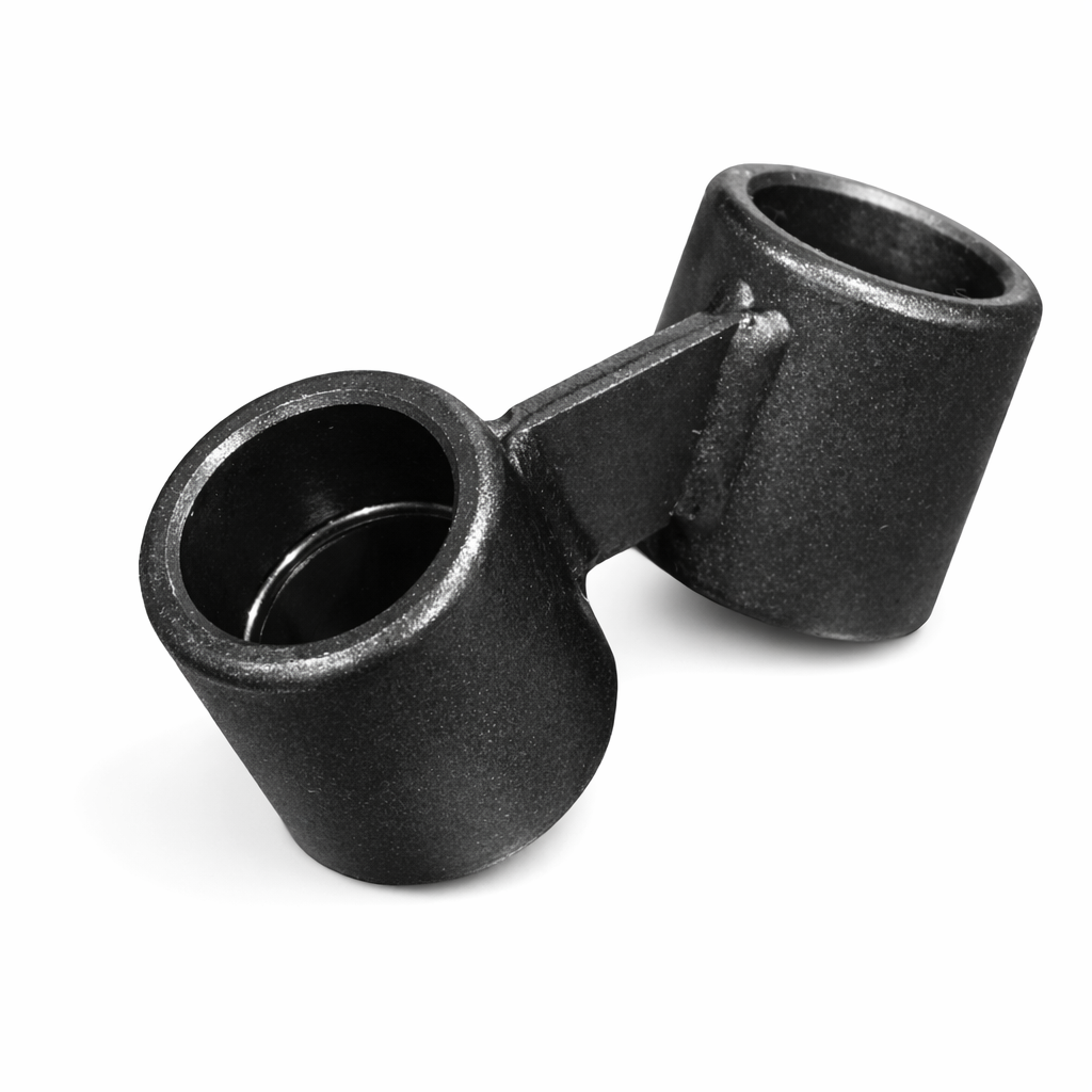 Rohrverbinder D28 Winkel 45° mit Lasche | Spannrohr