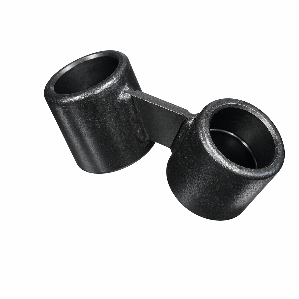 Rohrverbinder D28 Winkel 45° mit Lasche | Spannrohr