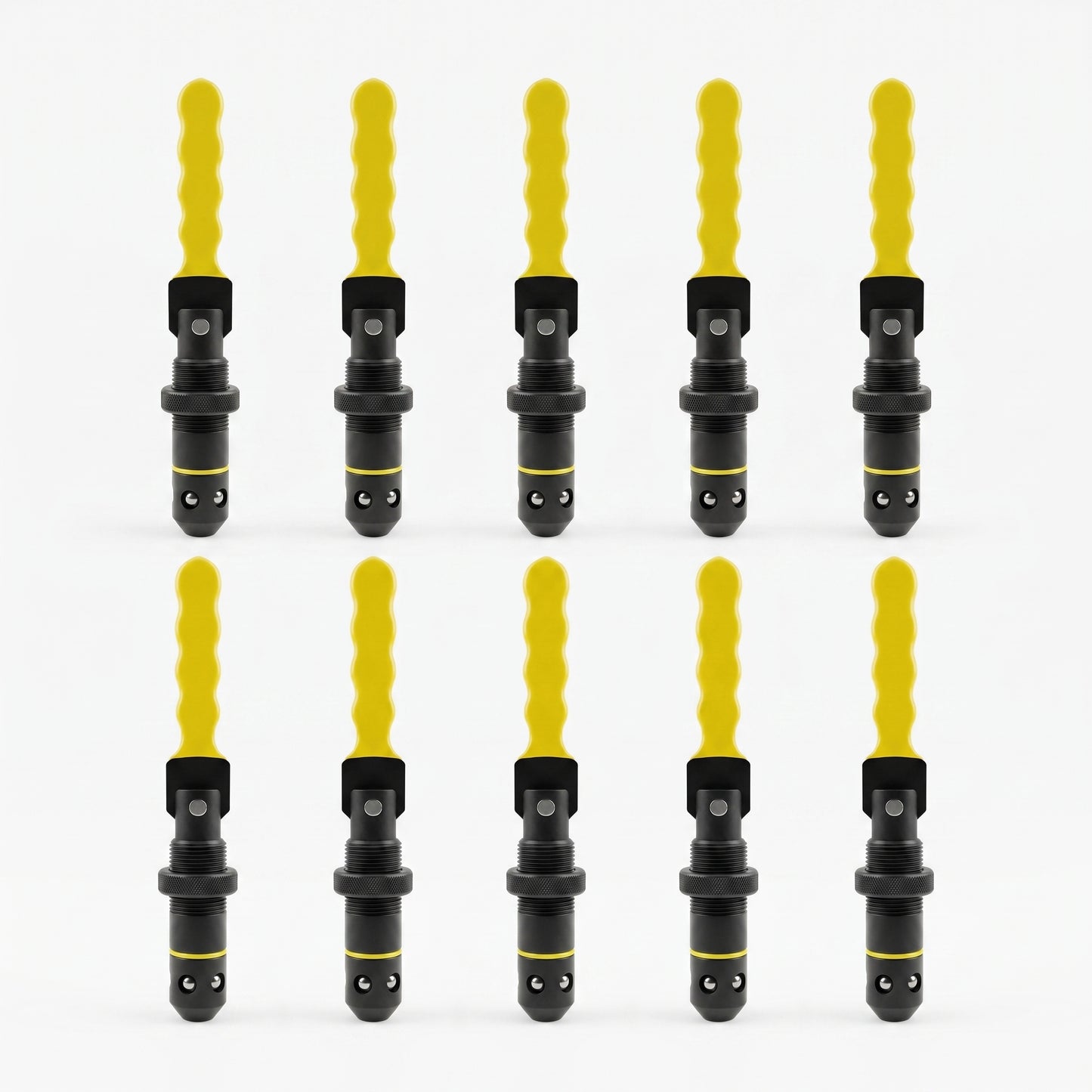 Set mit 10 Schnellspannbolzen mit Griff D28x50 mm