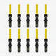Set mit 10 Schnellspannbolzen mit Griff D28x50 mm