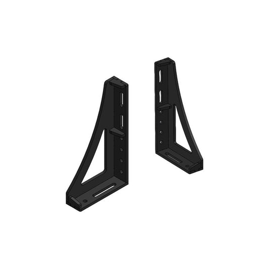 Spannwinkel D16 Set L+R | 450×175×75×10 mm – Premiumstahl (Bausatz)