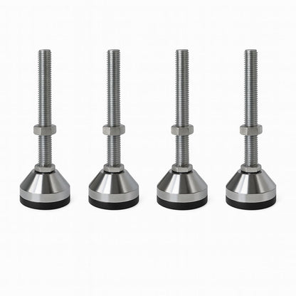 4 Stellfüße M12x100mm Ø 50mm für Schweißtisch