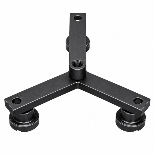 Spannbrücke 3P D28 in vertikaler Produktansicht