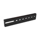 Universal-Anschlag D28 | 500x100x25mm – 1x Langloch + 7x Rundloch