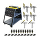 Mobiler Werkzeugwagen Set D16 – Komplettset mit Spanntechnik für 16 mm Schweißtischsysteme